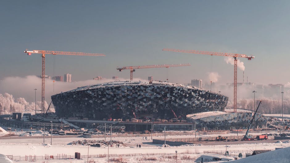 Stadionul Nicolae Dobrin din Pitești prinde contur: lucrări avansate pe șantier