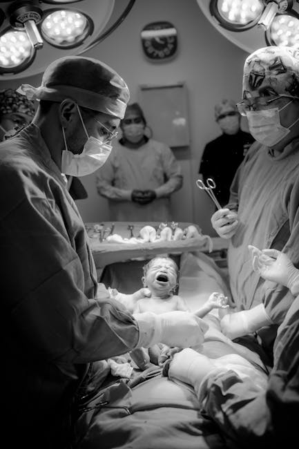 Sarcină miraculoasă: o fetiță sănătoasă născută fără lichid amniotic