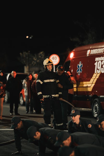 Salvarea unui bărbat dintr-un șanț adânc de doi metri: intervenția rapidă a pompierilor