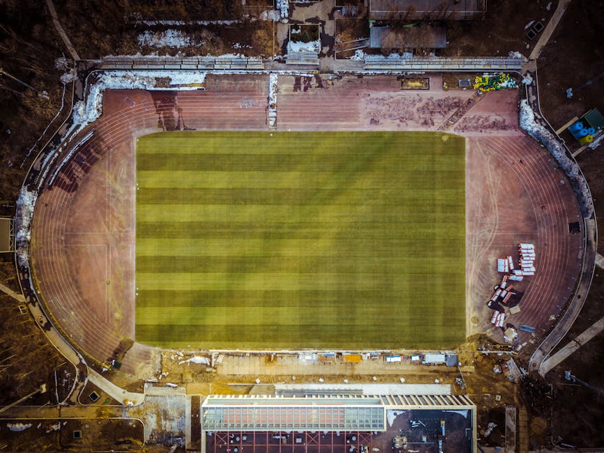 Acces restricționat pe pista de atletism a stadionului din Târgu Jiu