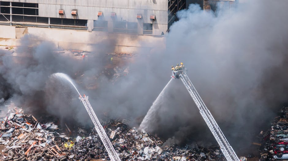 Incendiul devastator de la stația de sortare din Șura Mică: ce a rămas în urmă