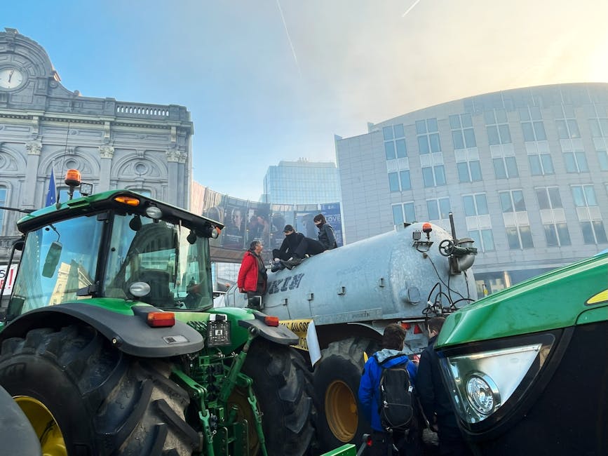Protestele din agricultură escaladează: violența ia amploare în stradă