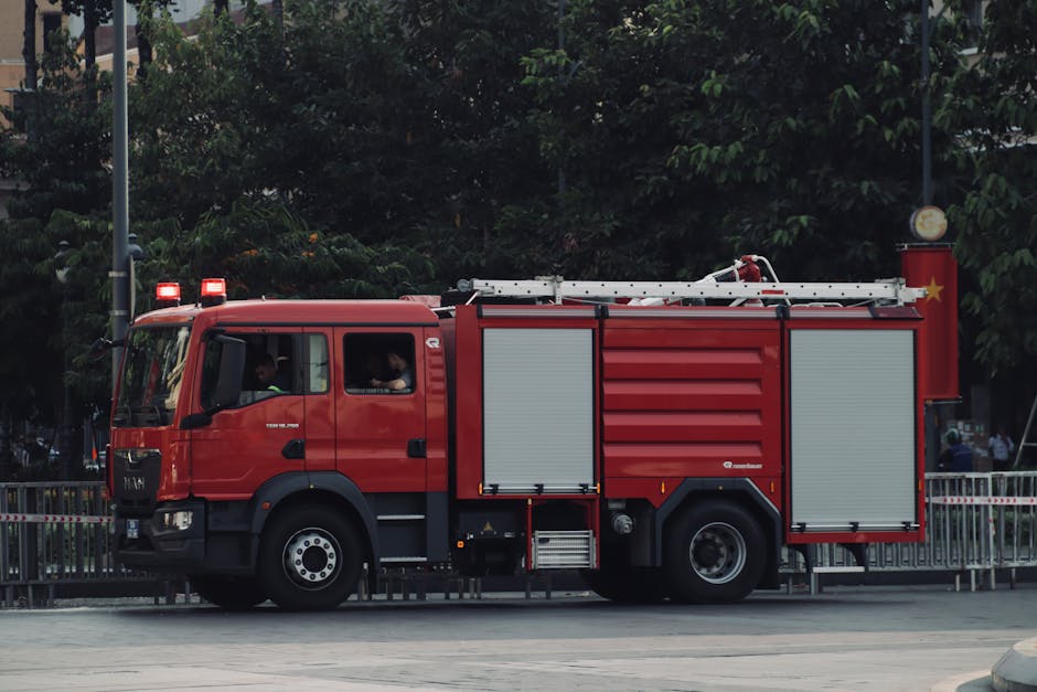 Incendiu pe A1: un autotren distrus, dar încărcătura salvată