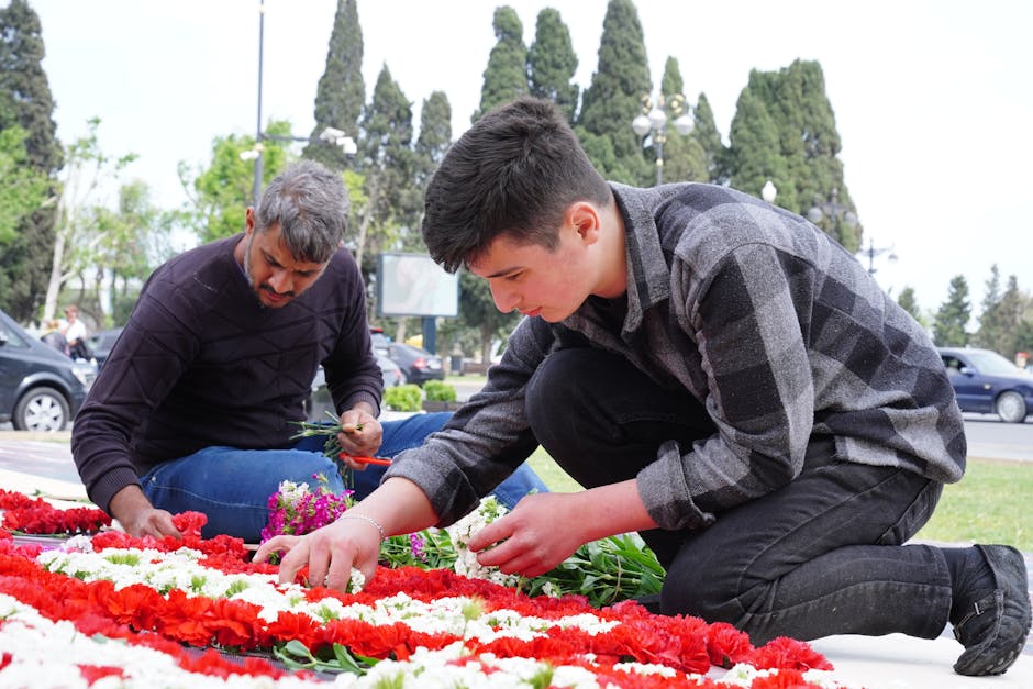 Reșița onorează memoria Episcopului Martir Valeriu Traian Frențiu prin plantarea de lalele