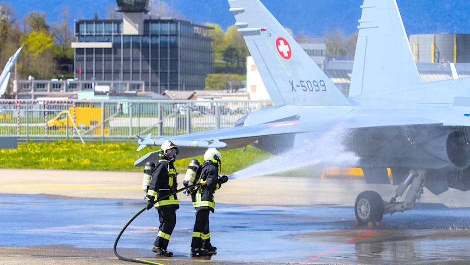 Aeroportul Mihail Kogălniceanu testează planul de urgență în cazul unui accident aviatic