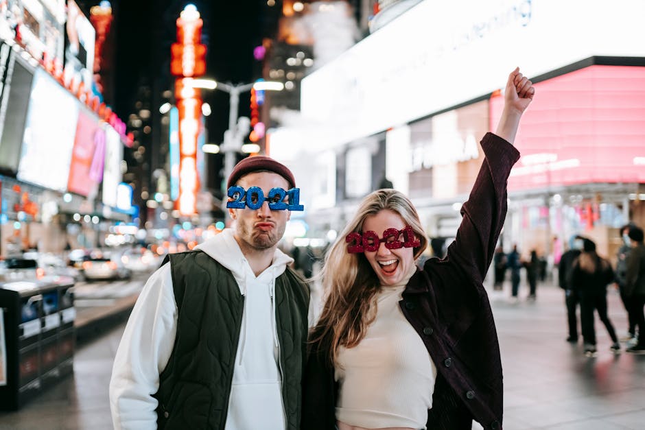 Celebrarea Anului Nou în Times Square: o noapte de neuitat plină de magie
