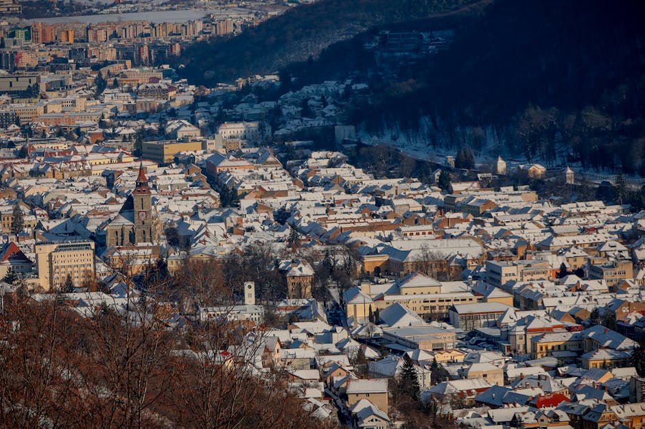 Brașov se confruntă cu o schimbare drastică a vremii: temperaturi scăzute și ninsori iminente