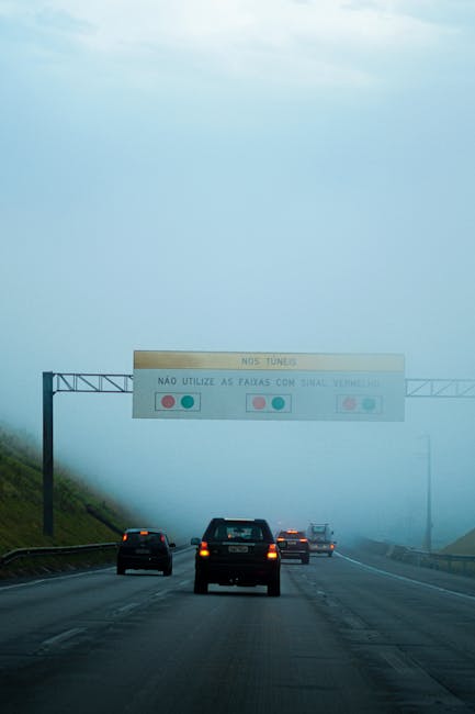 Atenție șoferi! Ceața afectează circulația pe autostrăzi