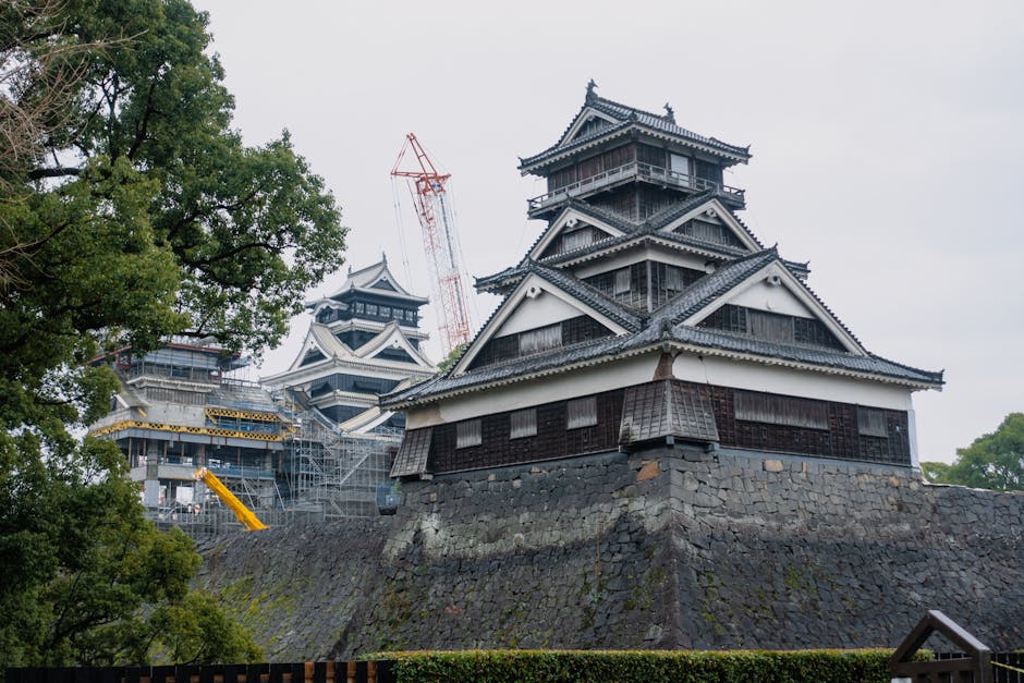 Cum a fost mutat un castel de 360 de tone în Japonia cu ajutorul comunității