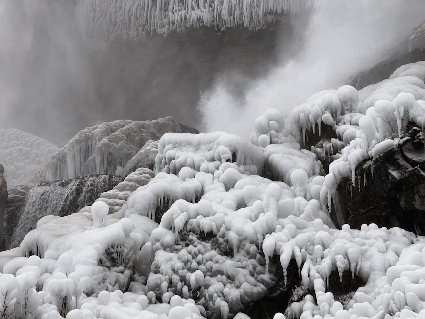 Cascada Niagara, un spectacol hibernal de gheață și frumusețe naturală