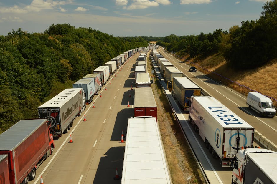 Accident pe Autostrada A1: trafic blocat spre București din cauza unei încărcături împrăștiate