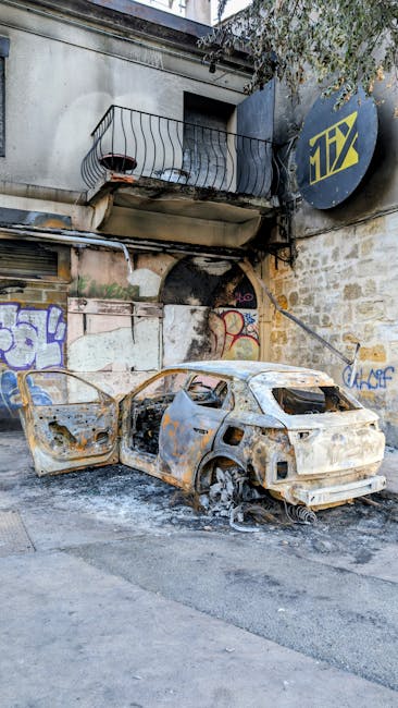 Incendiu devastator în Pitulușa: o mașină a fost complet distrusă