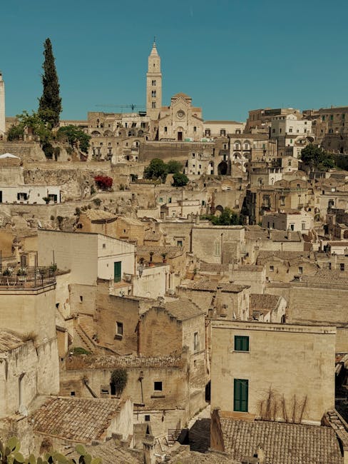 Descoperă Matera: orașul italian cu străzi de piatră și climat blând în octombrie