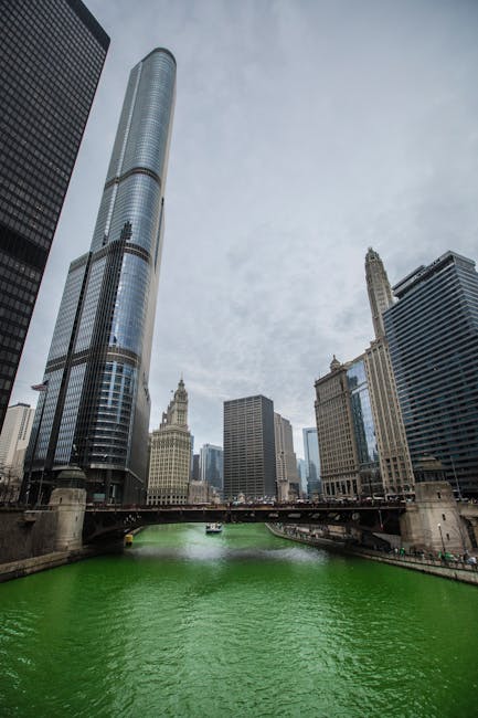 Chicago îmbracă haine verzi pentru a celebra Sfântul Patrick