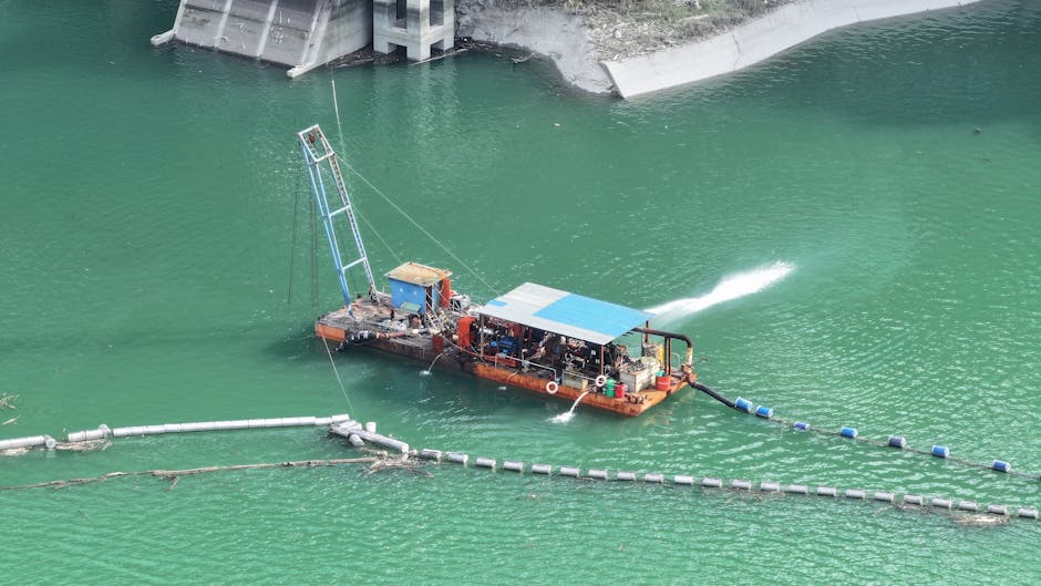 Lucrări de dragaj în Rasova pentru o navigație mai sigură pe Dunăre