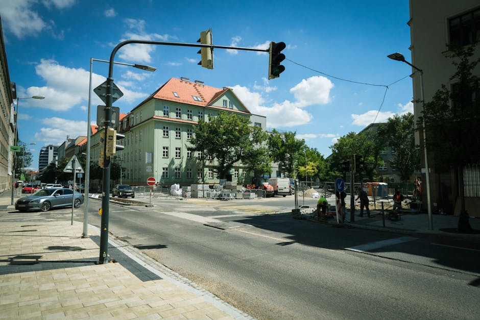 Restricții de trafic în Sibiu din cauza lucrărilor la un hotel