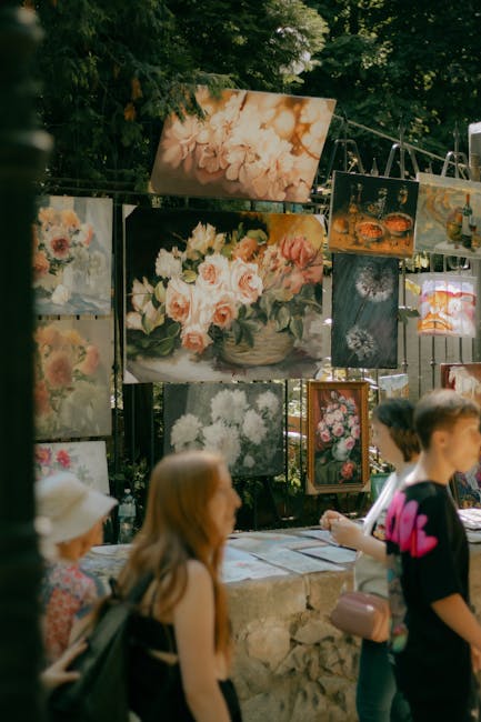 Nu ratați expoziția de pictură „Curcubeul florilor” la Biblioteca Județeană Olt