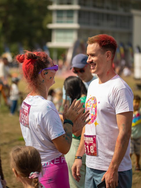 Bucurie și solidaritate la Color Run în Satu Mare