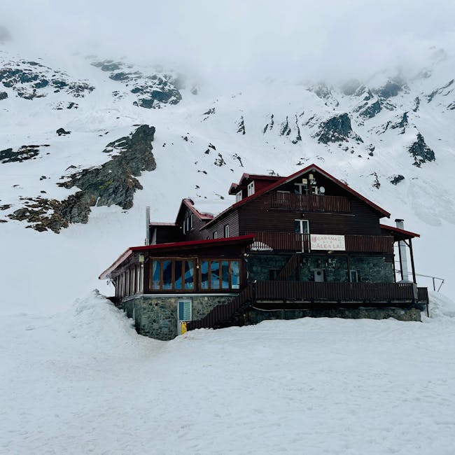 Brusca răcire a vremii aduce ninsoare la Bâlea Lac după zile caniculare