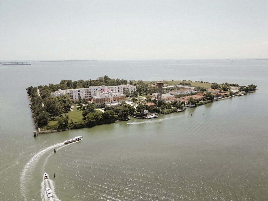 Insula exclusivistă din laguna Veneției, scoasă la vânzare pentru 24,2 milioane de euro