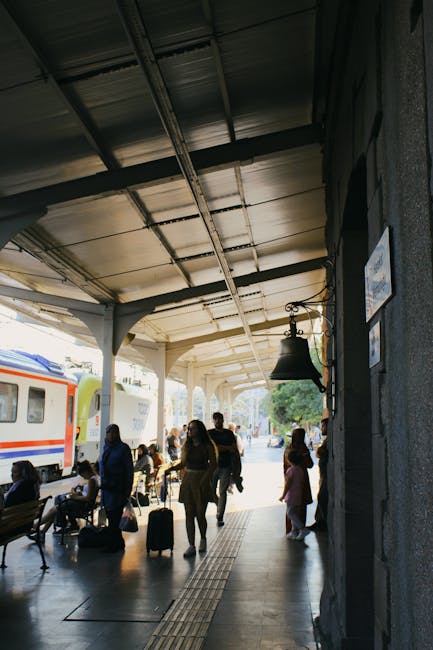 Constanța: Gara inundată de călători la finalul minivacanței de 1 Mai