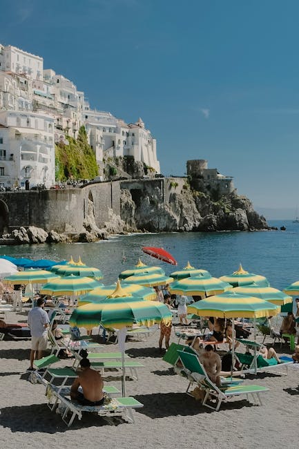 Turiștii din Italia riscă amenzi mari pentru rezervarea locurilor pe plajă