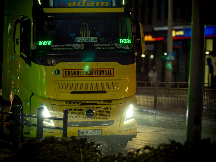 Atenție, șoferi! Transporturi agabaritice pe drumurile din România