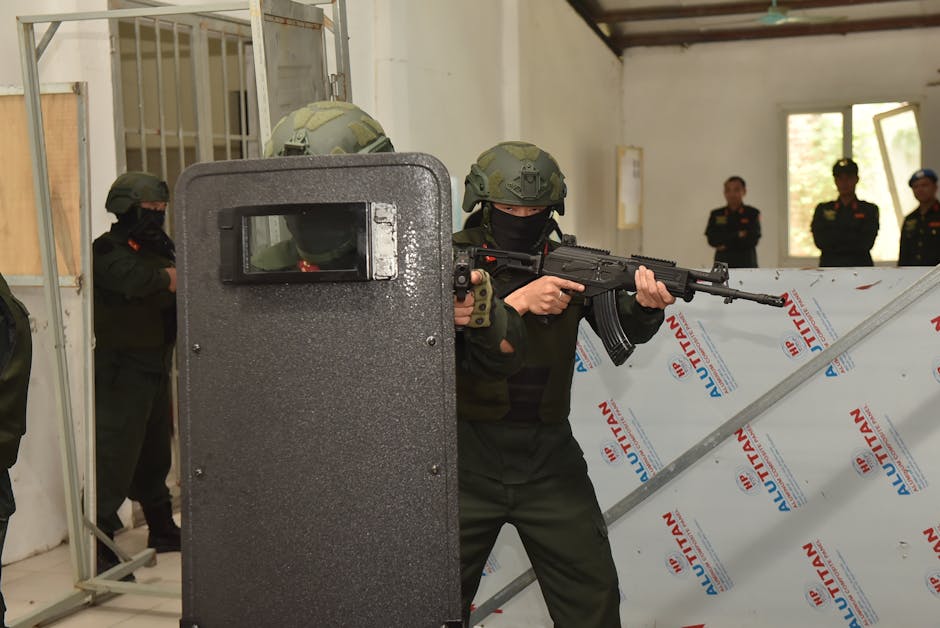 Exercițiu tactic impresionant la Botoșani: sute de polițiști și soldați în acțiune