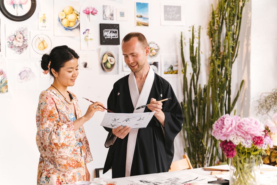 Între arte și natură: Ikebana și acuarela japoneză la Zilele Aradului
