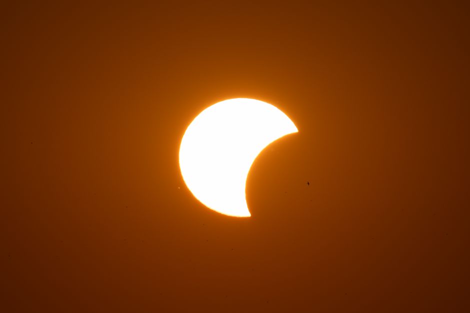 Imagini impresionante capturate în timpul eclipsei de soare