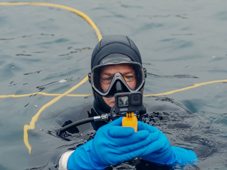 Un scafandru ucrainean suspectat de sabotaj pe Nord Stream, prins în timpul filmărilor