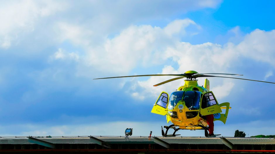 Intervenție de urgență în Turceni: elicopter SMURD pentru o pacientă cu infarct