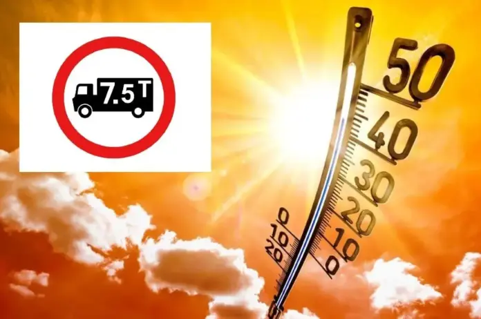 Restricții de tonaj în 14 județe din cauza caniculei