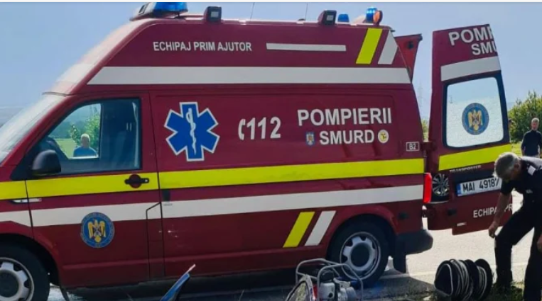 Pieton lovit de un autoturism în zona Vama Focșani