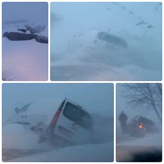Închideri de drumuri DJ205H Domnești-Păunești și DJ204E Haret-Panciu din cauza vremii adverse
