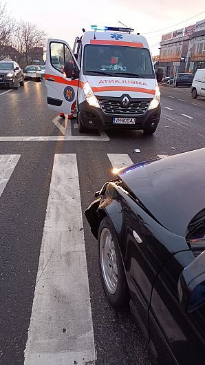 Accident în această dimineață pe E85, la Golești: o femeie transportată la spital