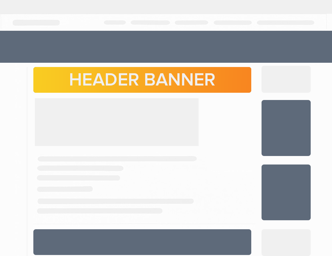 Banner deasupra articolului