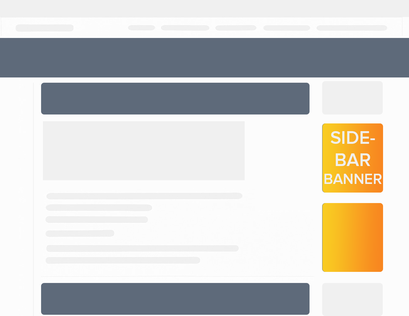 Banner lateral (Sidebar)